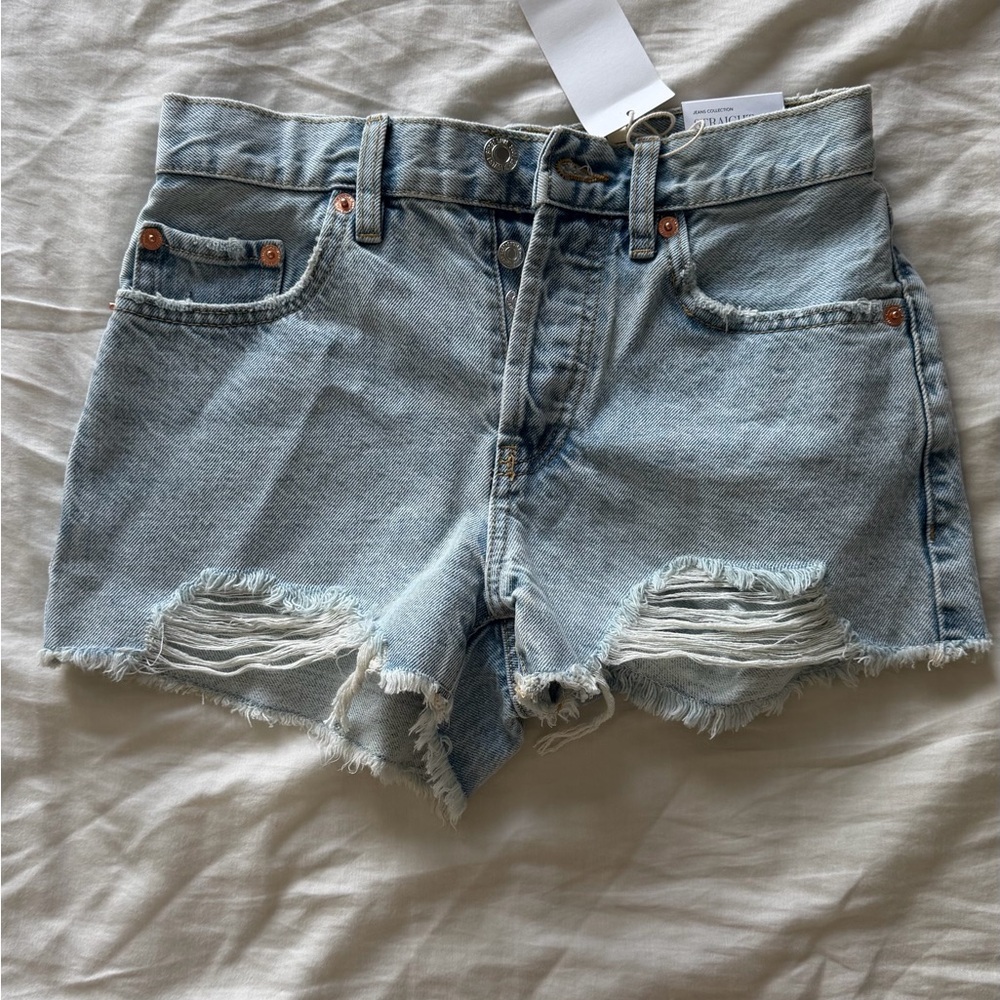 Denim Distressed Women Shorts